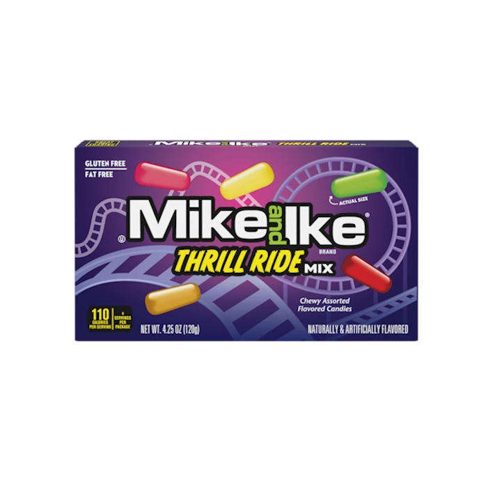 Mike & Ike Thrill Ride Mix Candy 12x4.25oz