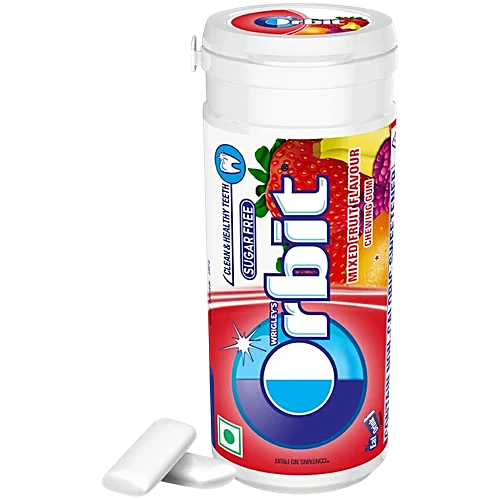 Orbit Mixed Fruit Sugar Free Gum