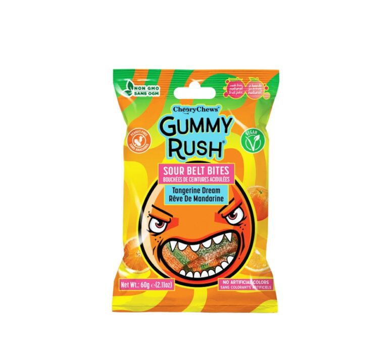 Gummy Rush Sour Belt Bites Tangerine Dream