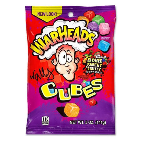 Warheads Chewy Cubes (5 oz) Per Bag